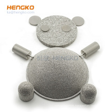 sintered microporous metal stainless steel SS 316L bronze filter strainer disc